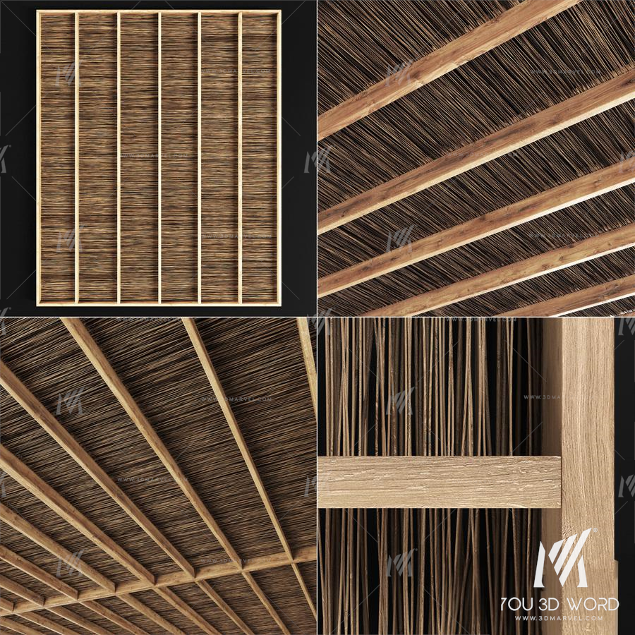 Ceiling canopy thin branch